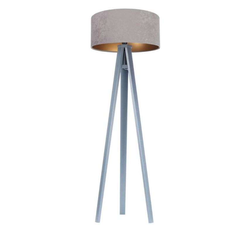 Lampa Bps Koncept stojąca HOME 50 szara/złota/szara 1 szt