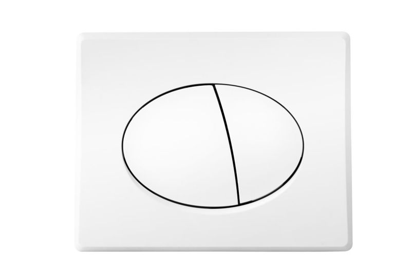 Przycisk spłukujący dwudzielny Kerra do stelaża biały 1szt