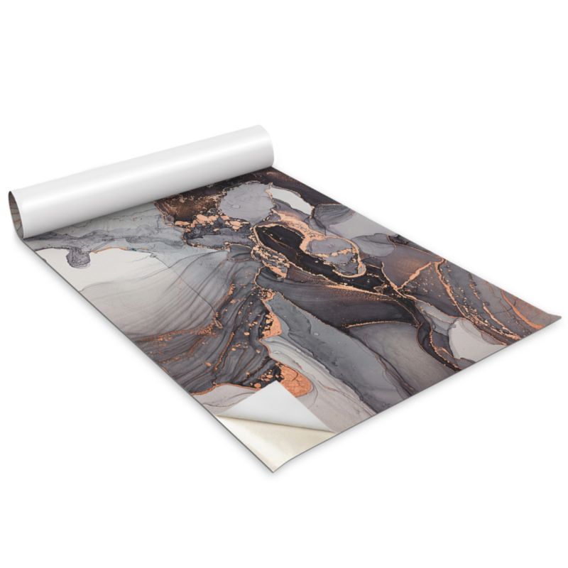 Okleina Meblowa Do Sypialni I Garderoby Wallfluent 100x50 cm Tekstura marmuru Okleina Na Biurko I Regał 1 rol.