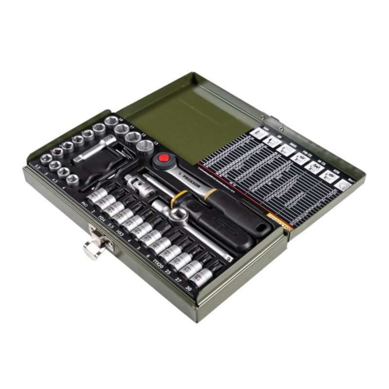 Zestaw kluczy nasadowych Proxxon 1/4'' 36 elementów