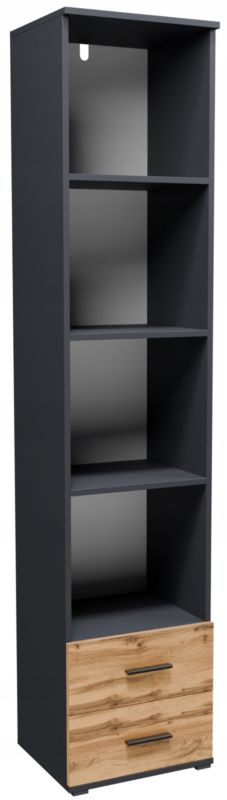 Regał Matkam CR3-ST3 szuflady półki 180cm grafit-wotan 1 szt.