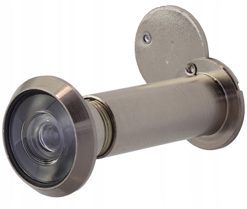 Wizjer Drzwiowy FEINZ Z Klapką Nikiel Satyna Do Drzwi 55-95mm 1 szt.