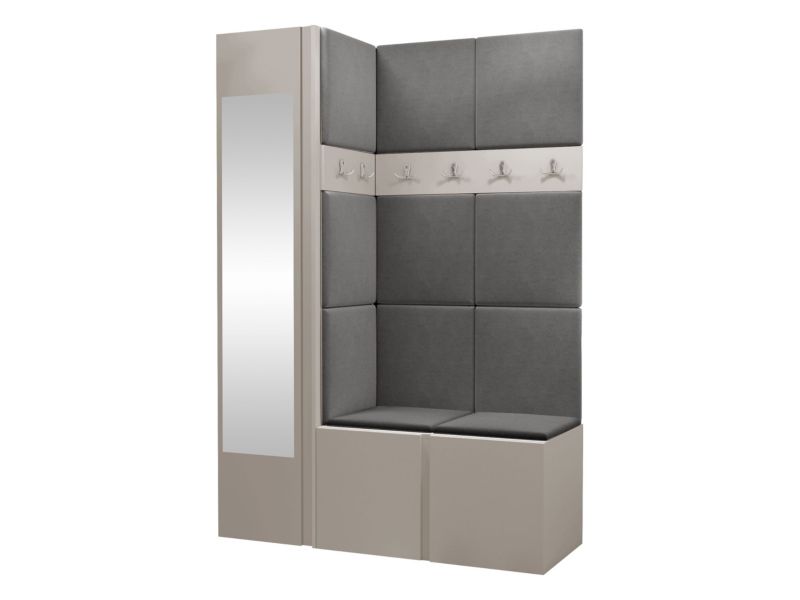 Garderoba MIRJAN 24 Orion X kaszmir + szary 1 kpl.