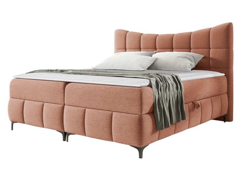 Łóżko kontynentalne MIRJAN 24 Nova 140x200 brudny róż 1 szt.