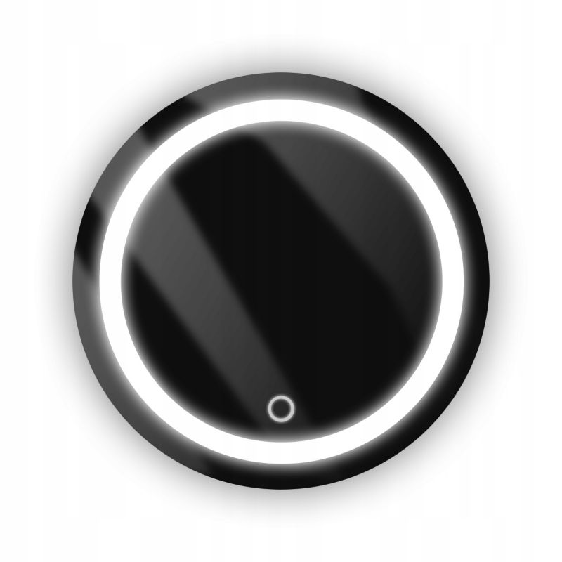 Lustro Łazienkowe stylowelustro okrągła średnica 60 CM z LED 1szt.