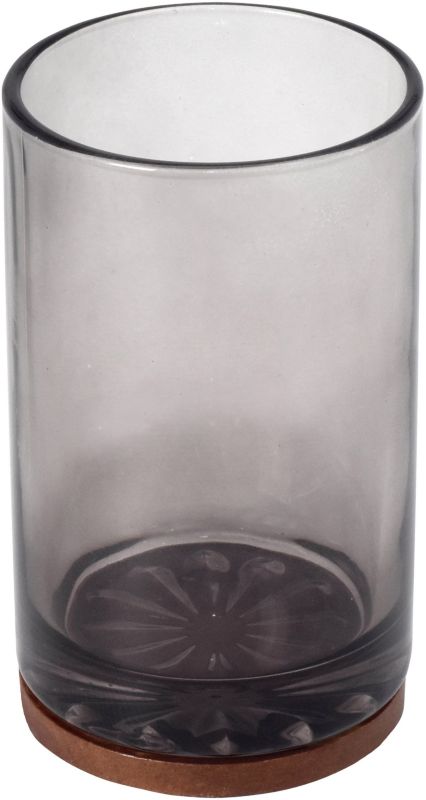 Kubek łazienkowy Bisk Figo szary