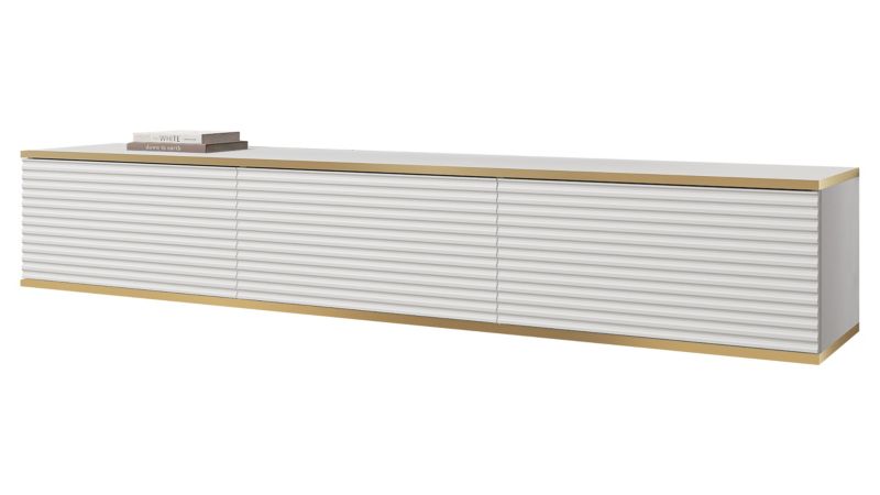 Szafka RTV MIRJAN 24 Oro MDF 175 biały 1 szt.