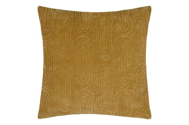 Poduszka PAXTON STOF dekoracyjna 40x40 musztardowa 1 szt.
