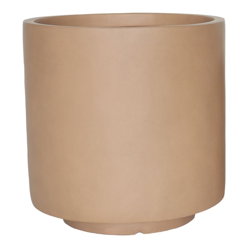 Donica beton walec Verve 32 cm brązowa