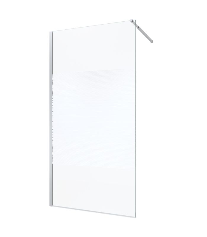 Ścianka prysznicowa SEVANTE ETNA 80x195 Walk-In chrom w pasy 1 szt.