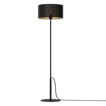 Lampa podłogowa stojąca Luminex Loft Shade czarny mat-złota 1 x E27 x 15W wym: 150 x 40 x 40 cm - 1 szt.