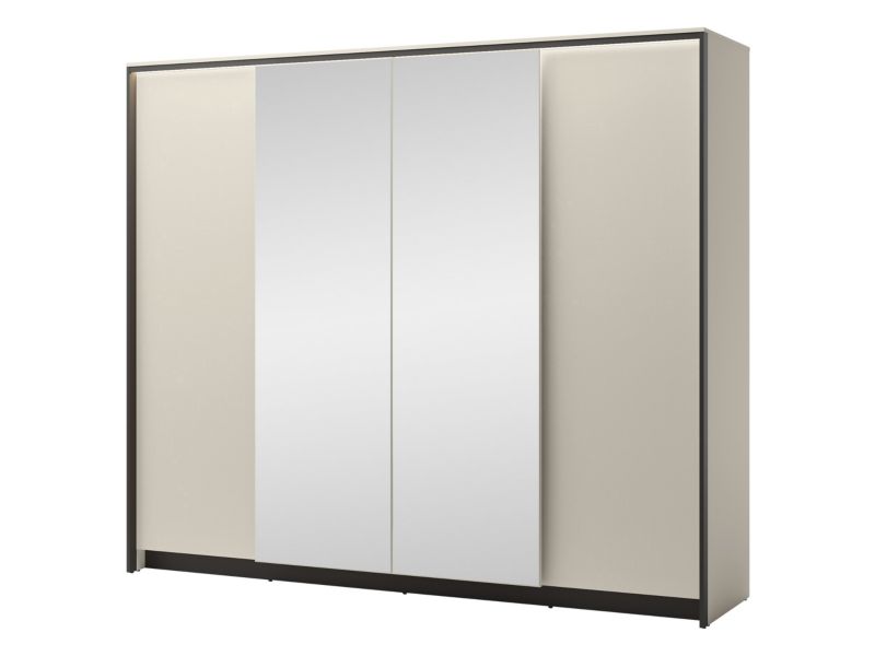 Szafa do sypialni MIRJAN 24 Enna 4D EN06 beż piaskowy 1 szt.