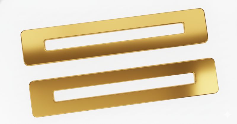 Rozeta przelewu do wanny Hytti Fluxio złota