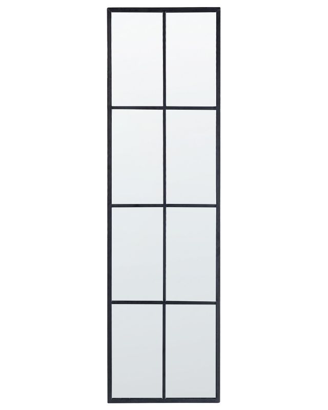 Lustro ścienne Camon 38 cm 132 cm Metal Czarny 1 szt.