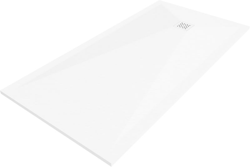 Brodzik prostokątny Mexen Stone+ biały 200x100 cm 44101020-W 1 szt.