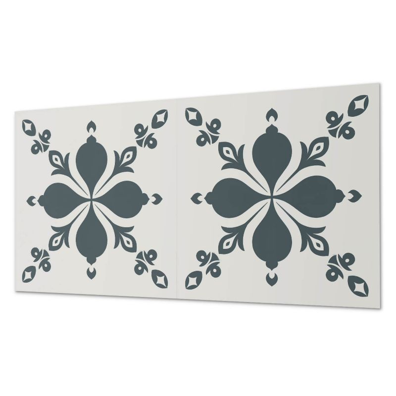 Płytki Winylowe ArtPrintCave 40x20 cm Ornamentalny wzór z liśćmi 10 szt.