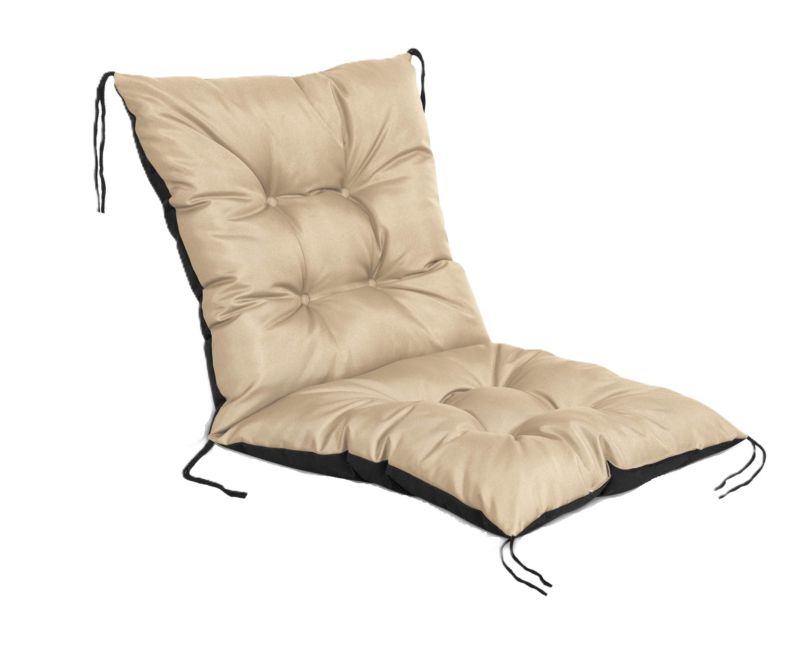 Poduszka ogrodowa Aio Factory wodoodporna na krzesło beżowa 50x50x50 cm 1szt