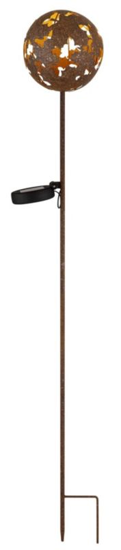 Lampa stojąca solarna Globo Lighting rdzawa 3000K IP44 12x91,5cm 1 szt.