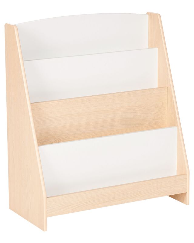 Regał 4 półki Liloet MDF 70 cm Jasnobrązowy 1 szt.