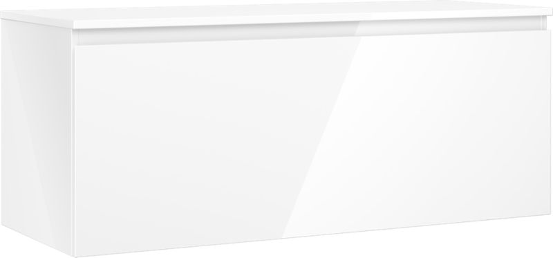 Szafka łazienkowa podumywalkowa Mexen Orio biała połysk 120 cm 1 szuflada 1 szt.