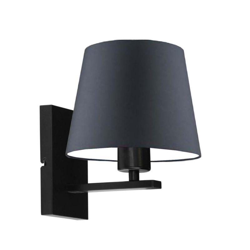 Kinkiet Volta Light Factory Moto Grafitowy/czarny Abażur 1xE27 1szt.