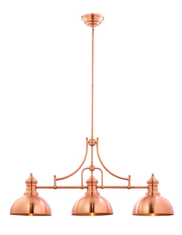 Lampa sufitowa Jupiter PLATINO miedziana 3xE27x40W IP20 - 1 szt