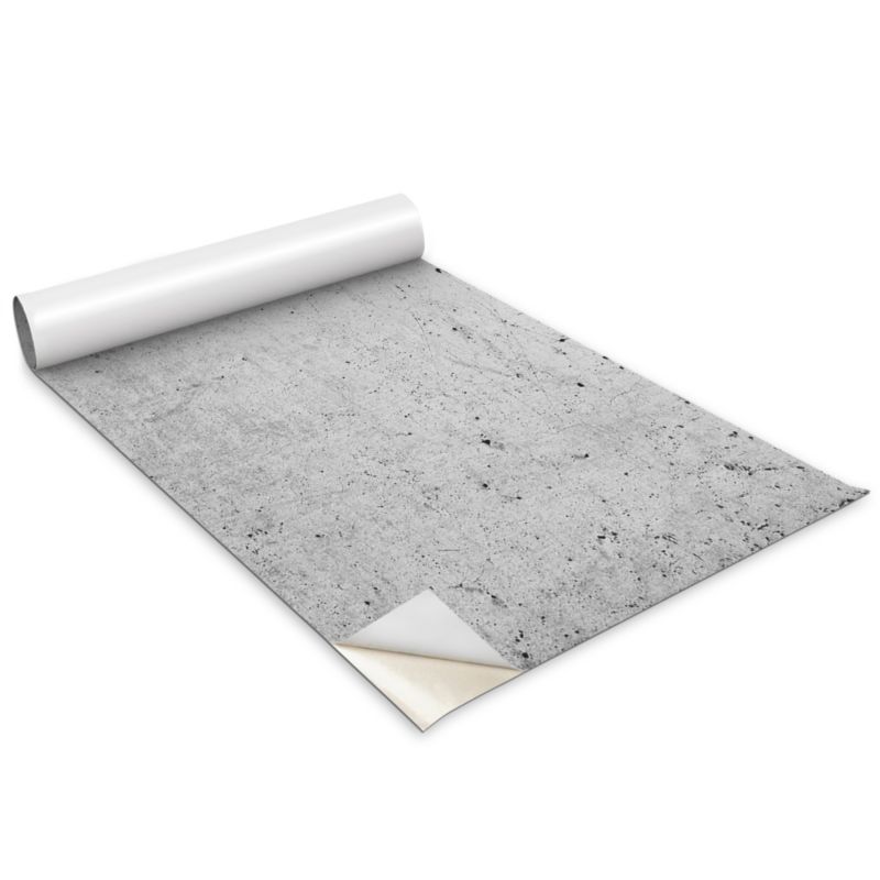 Okleina Meblowa Do Sypialni I Garderoby Wallfluent 100x50 cm Beton architektoniczny Okleina Na Biurko I Regał 1 rol.