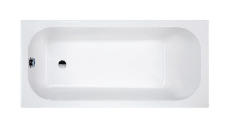 Wanna prostokątna Sanplast Free Line 170x75 cm 236l akryl stelaż biała 1 szt.