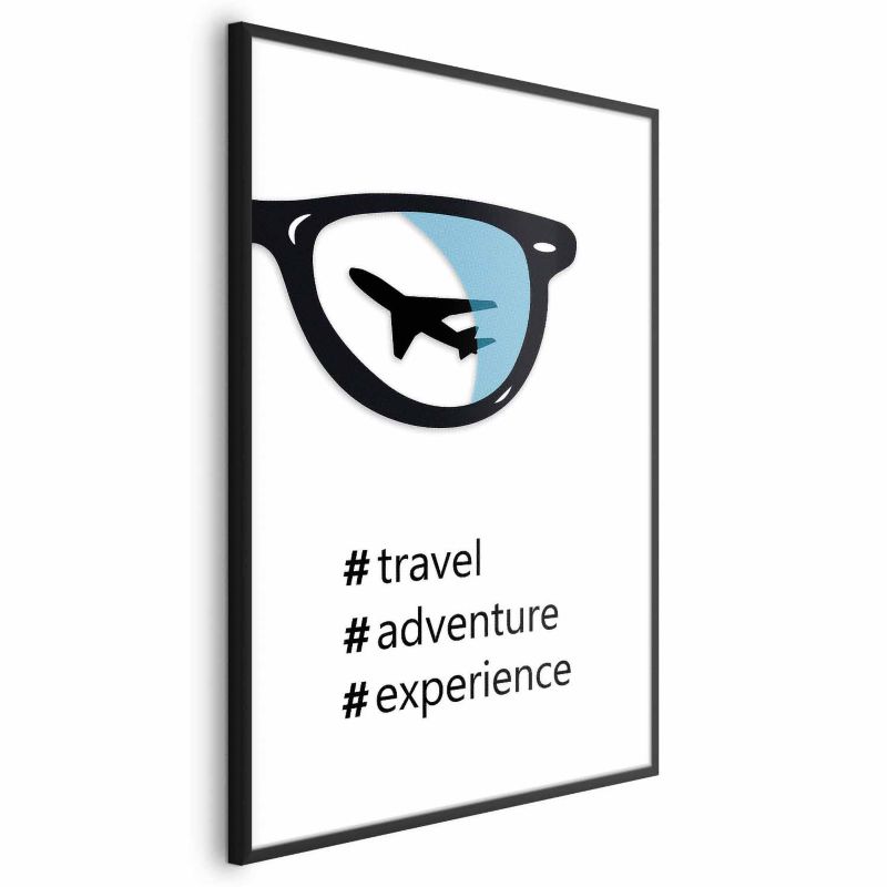 Plakat Artgeist Nowe doświadczenia 40x60 cm z ramą czarną 1 szt