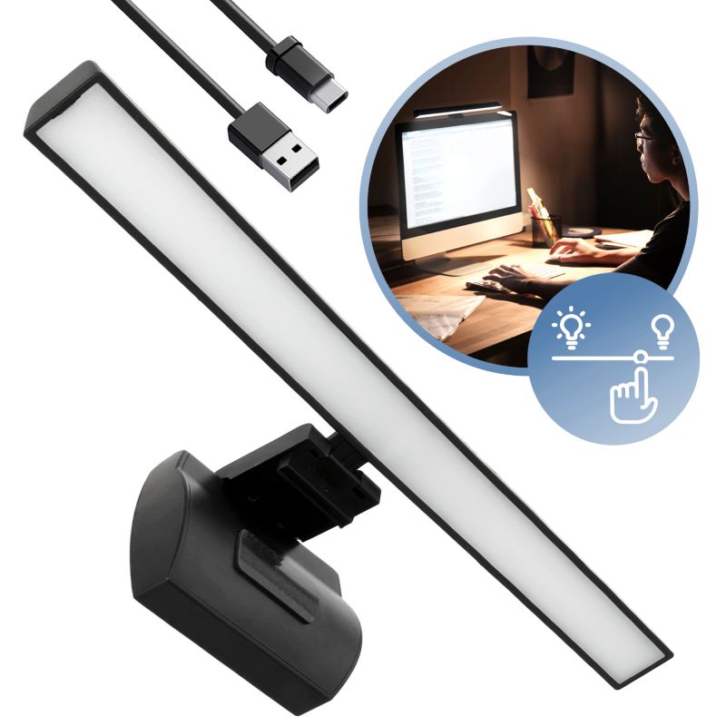 Lampa LED na monitor LLs czarna 5W 1szt.