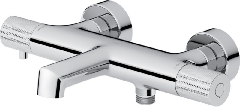 Bateria wannowo-prysznicowa Cersanit Zen termostatyczna SafeTouch chromowana 1 szt.