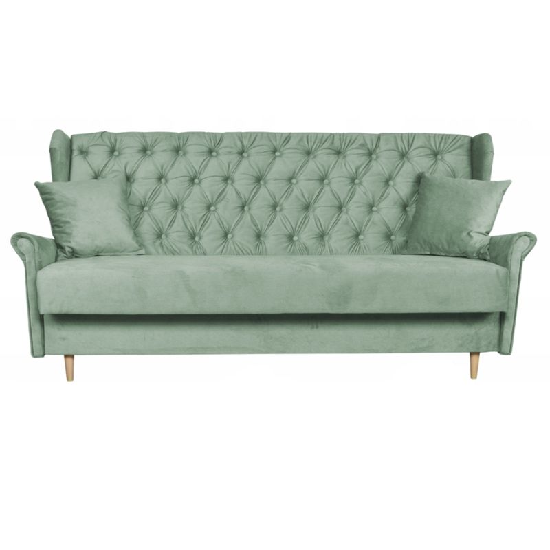 Sofa do salonu rozkładana Family Meble GAJA zielona 1szt