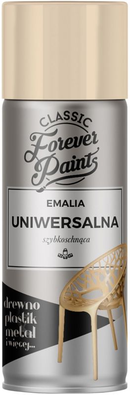 Emalia uniwersalna szybkoschnąca Forever Paints 400 ml beżowa