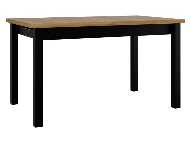 Stół rozkładany MIRJAN 24 Modena I XL 80x140/220 dąb grandson + czarny 1 szt.
