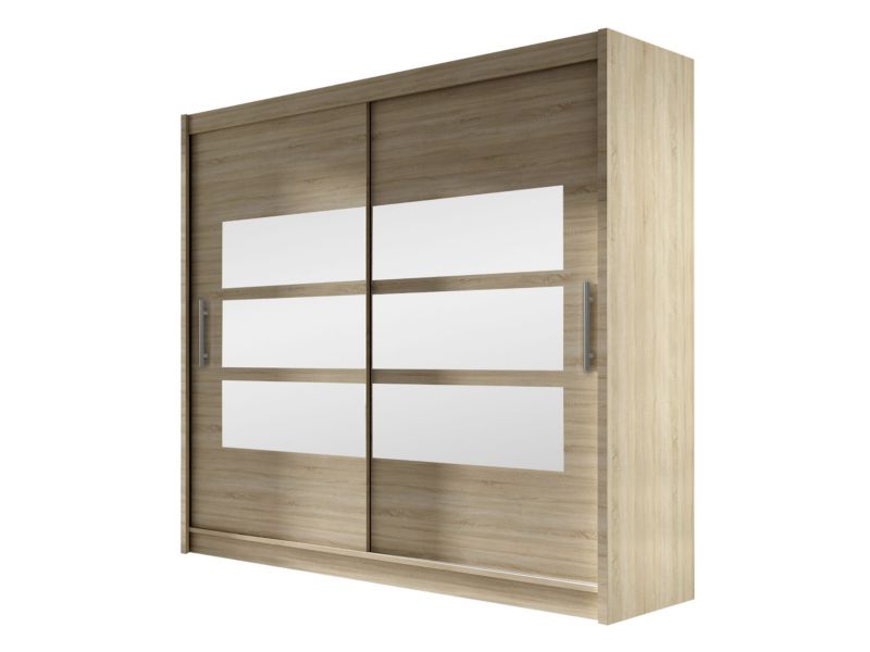 Szafa MIRJAN 24 London III 180 dąb sonoma/lustro 1 szt.