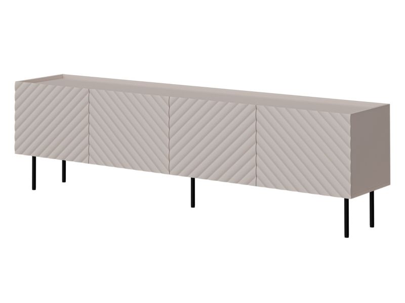 Szafka RTV MIRJAN 24 Lucca 200 4D kaszmir 1 szt.