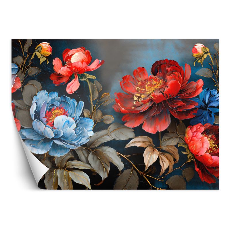 Fototapeta Feeby Malowane kwiaty Botanika Natura 250x175 1 szt