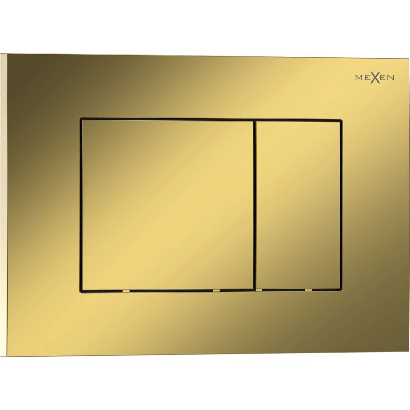 Przycisk spłukujący Mexen Tex 02 złoty szampański 1 szt.