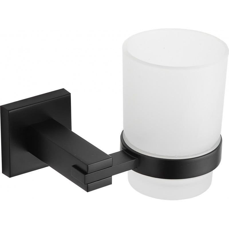 Kubek na szczoteczki ścienny Mexen Vane czarny 12x9,5 cm 1 szt.