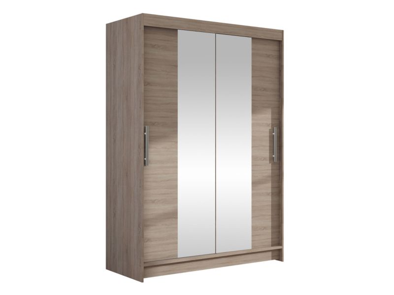 Szafa MIRJAN 24 z drzwiami przesuwnymi Miami II trufel/lustro 1 szt.