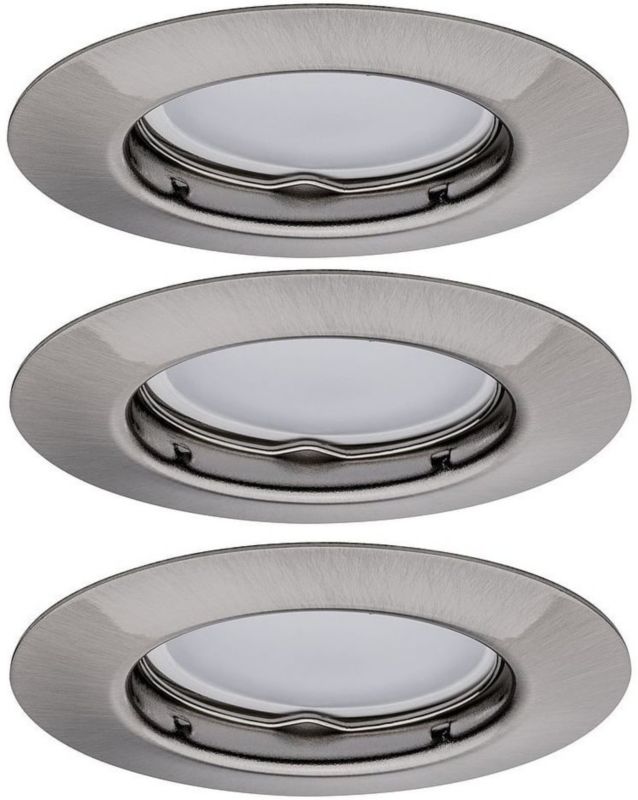 Lampa LED do zabudowy Paulmann stal szczotkowana 3x4,5W IP20 1 szt.