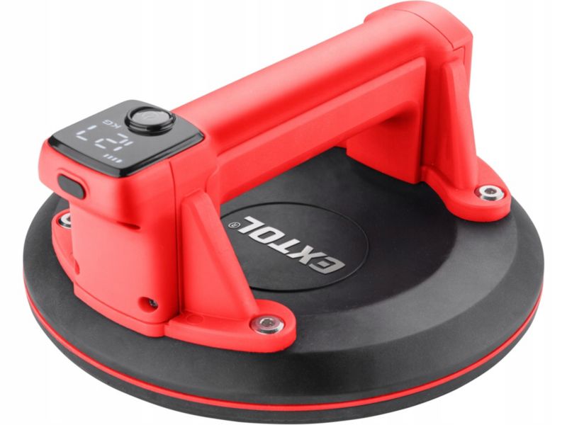 Przyssawka próżniowa elektryczna Extol Premium do płytek gresu szkła 150kg 200mm z automatycznym podtrzymywaniem ciśnienia 1 szt