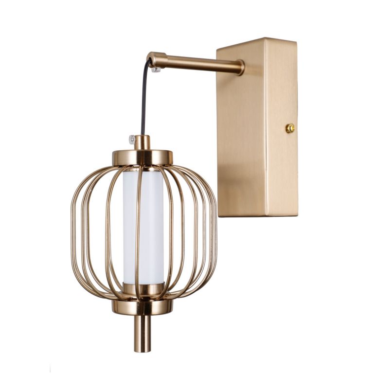 Kinkiet Italux PEDRO złoty LED 1x4W 267lm Ciepła biel IP20 -1 szt.