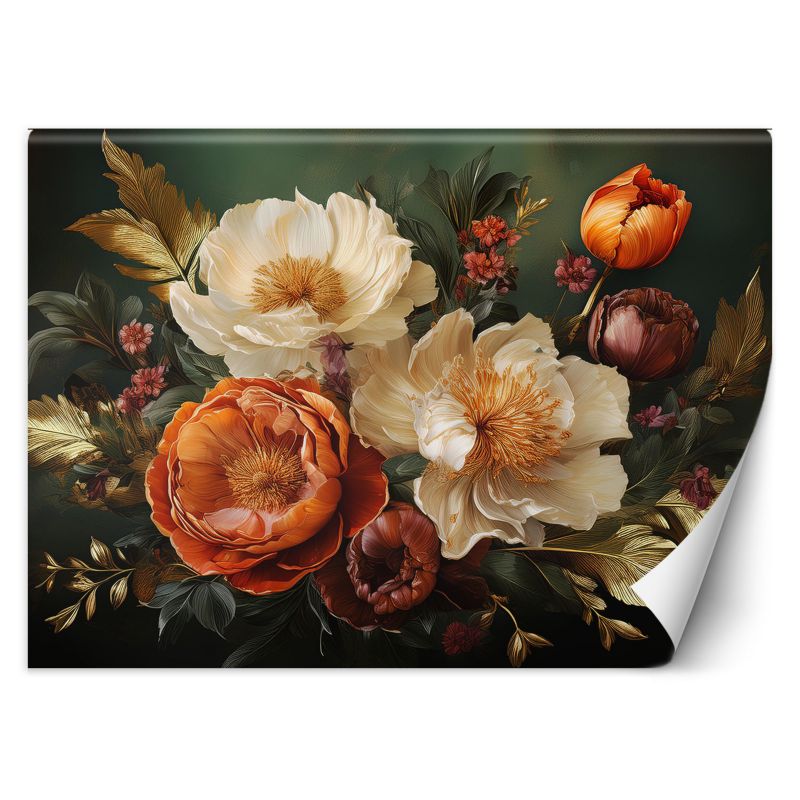 Fototapeta Feeby Kwiaty Liście Natura 350x245 1 szt