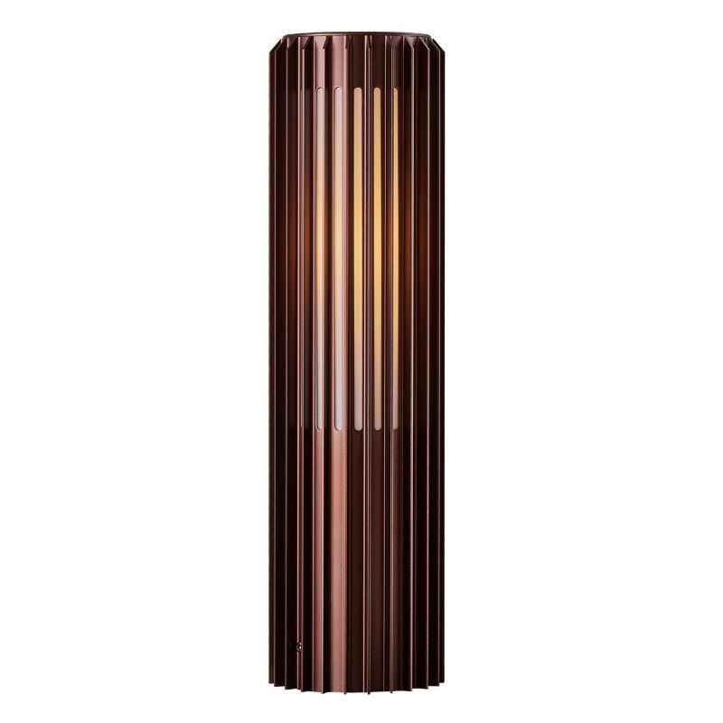 Lampa stojąca zewnętrzna Nordlux Aludra brązowa IP54 1x15W E27, 45 cm wys. - 1 szt.