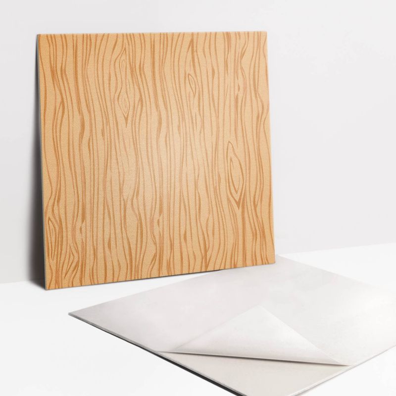 Kafelki samoprzylepne Tulup 30x30 cm Drewniana deska 9 szt.