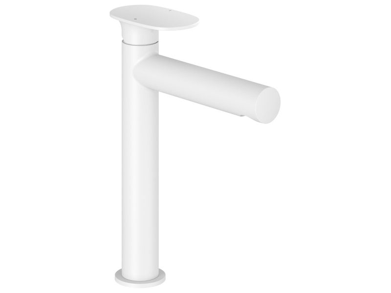 Bateria umywalkowa Ravak stojąca Spring SG 014.10WHM 255 mm bez korka biały mat 1szt