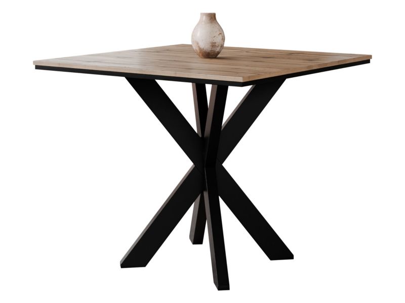 Stół MIRJAN 24 Paro dąb wotan / czarny 1 szt.