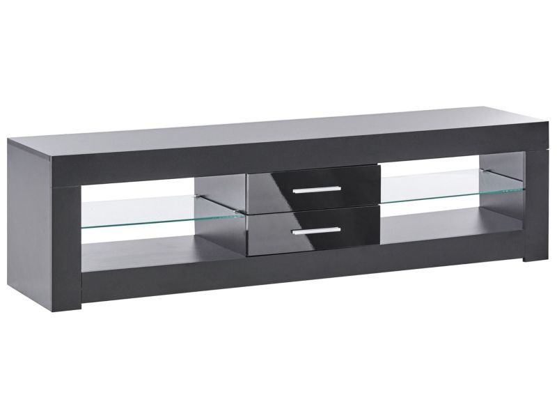 Szafka RTV LED Esquimalt Czarny 1 szt.