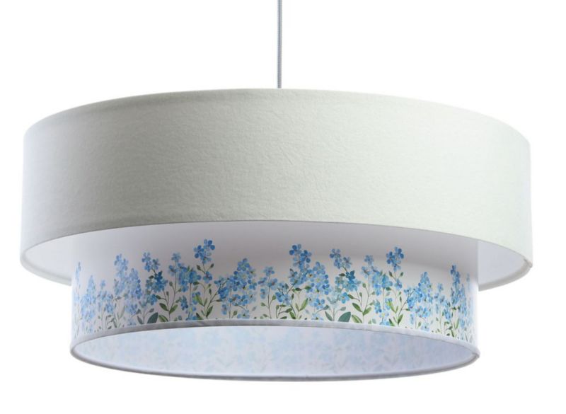 Lampa Bps Koncept wisząca DOUBLE FLOWER 60 biała i blatem 1 szt